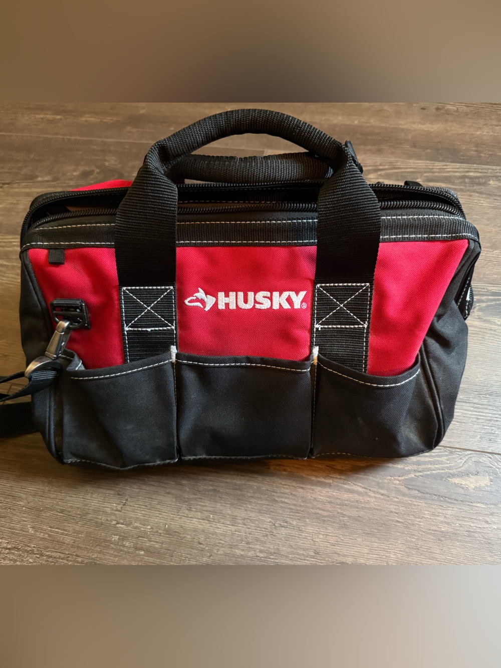 Red and Black Duffel Tool Bag